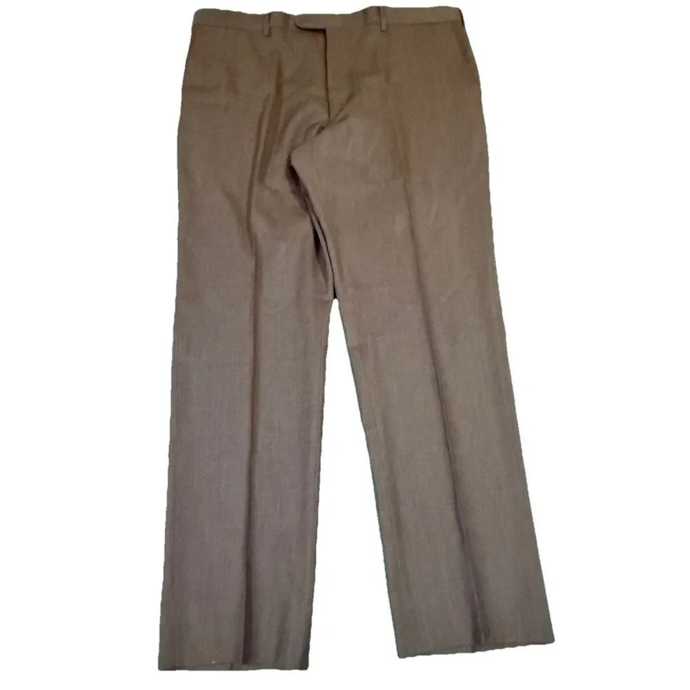 NWT Nordstrom JWN Mid Grey 100% Wool Dress‎ Pants 40W Traditional Fit